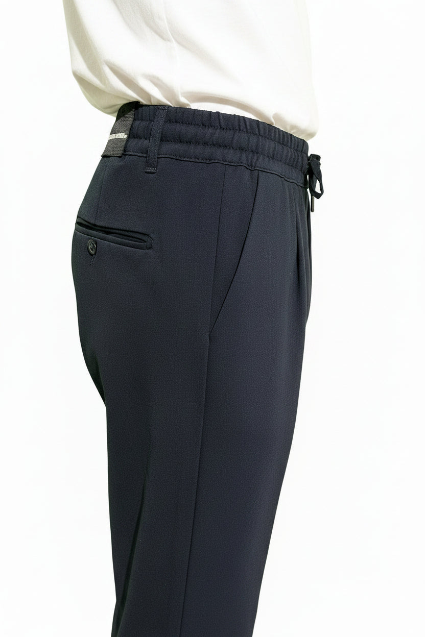 DESIGNERS01 MES2695  TROUSER PANTLACCIO PINCES . MILANO JERSEY