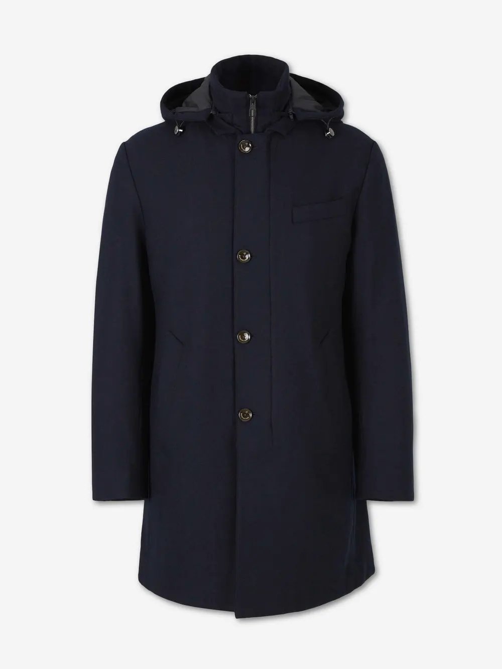Cappotto Montecore F11MUCX 740-185 - Vista frontale, colore Dark Blue