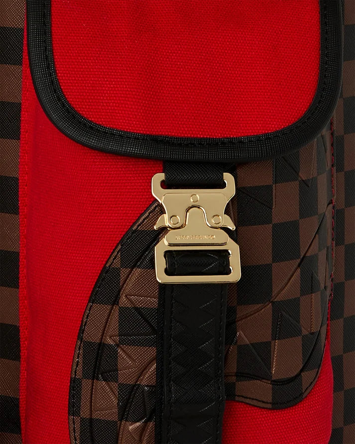 SPRAYGROUND B8897  BACKPACK RED REDEMPTION MONTE CARLO