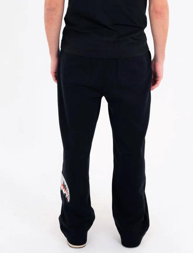 Pantalone tuta Sprayground Silver Drip SP995GBLK Nero - Vista posteriore