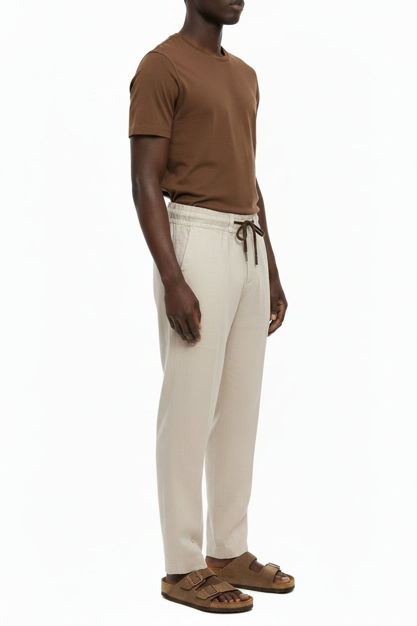 DESIGNERS01 ME2631  TROUSER PANTLACCIO CON ELASTICO