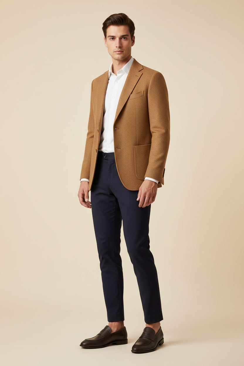 MARECHIARO 7115 CASHEMERE BRW  LOAFER SUOLA IN GOMMA NAPPA