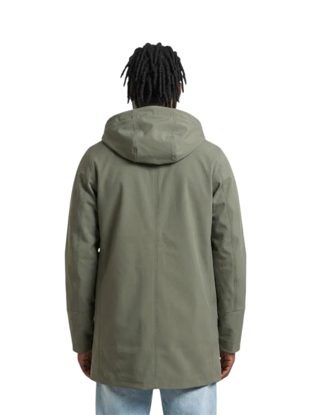 K-Way Marlyn Bonded K7126UW AF0 Green Blackish Indossato Retro