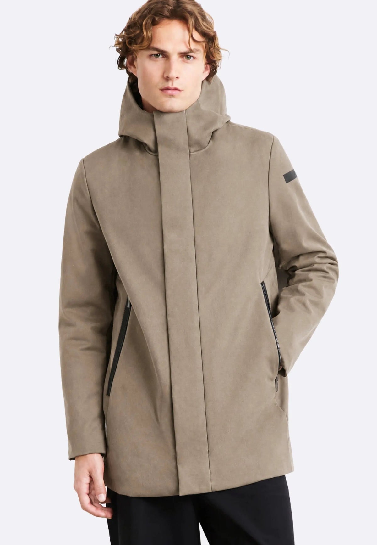 RRD W26090 Trench Hut Thermo Jacket White Sand - Interno in velluto