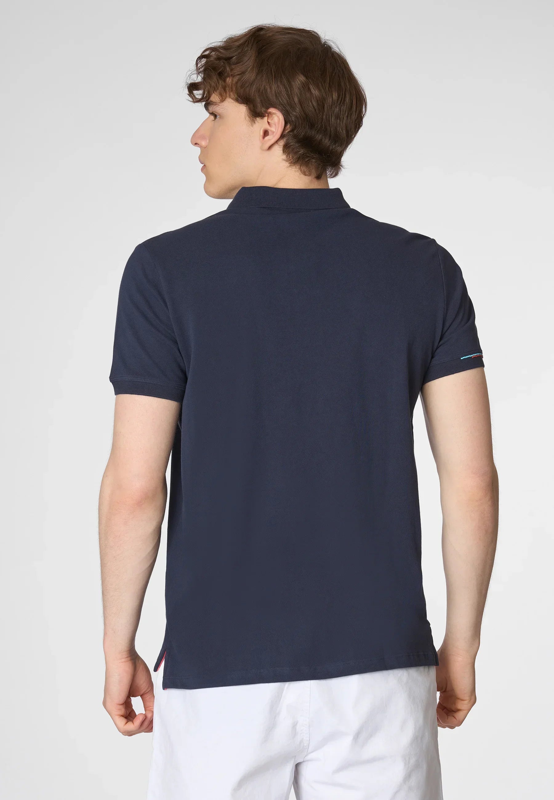 U.S. Polo Assn. Fill Polo Uomo Piqué Logo Ricamato Blu Navy