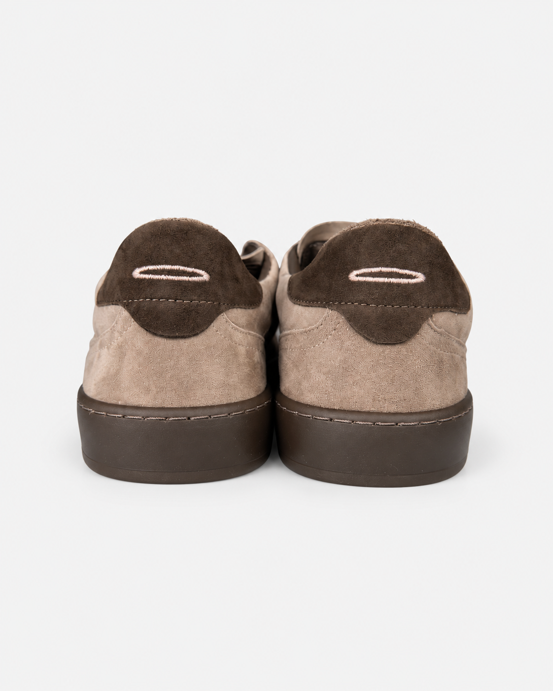 Sneaker Uomo PIUMHA PHU001 Taupe Marrone - Vista posteriore tacco