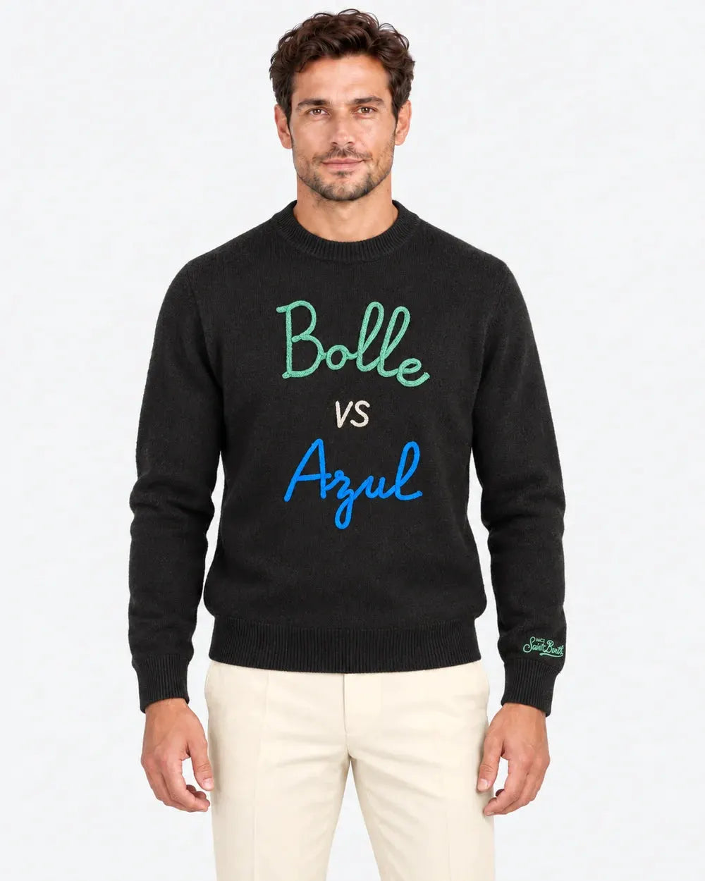 SAINT BARTH HER0001 / 00507M KNIT BOLLE VS AZUL 00 EMB by SAINT BARTH
