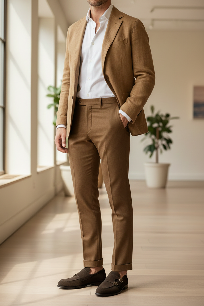 MARECHIARO 7780 TERRA  LOAFER CAMOSCIO