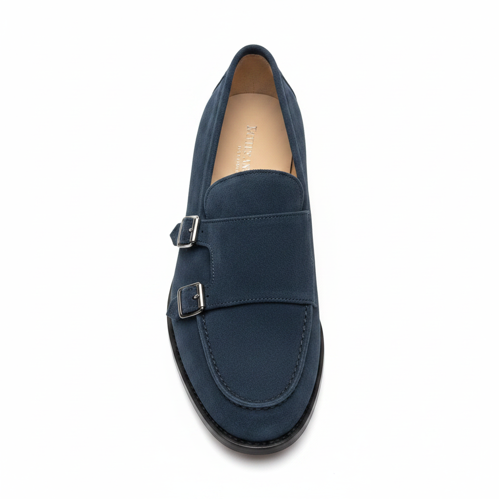 MARECHIARO 7780 BLU  LOAFER CAMOSCIO