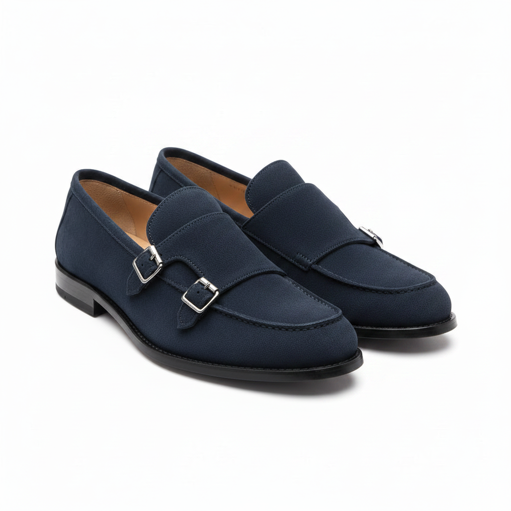 MARECHIARO 7780 BLU  LOAFER CAMOSCIO