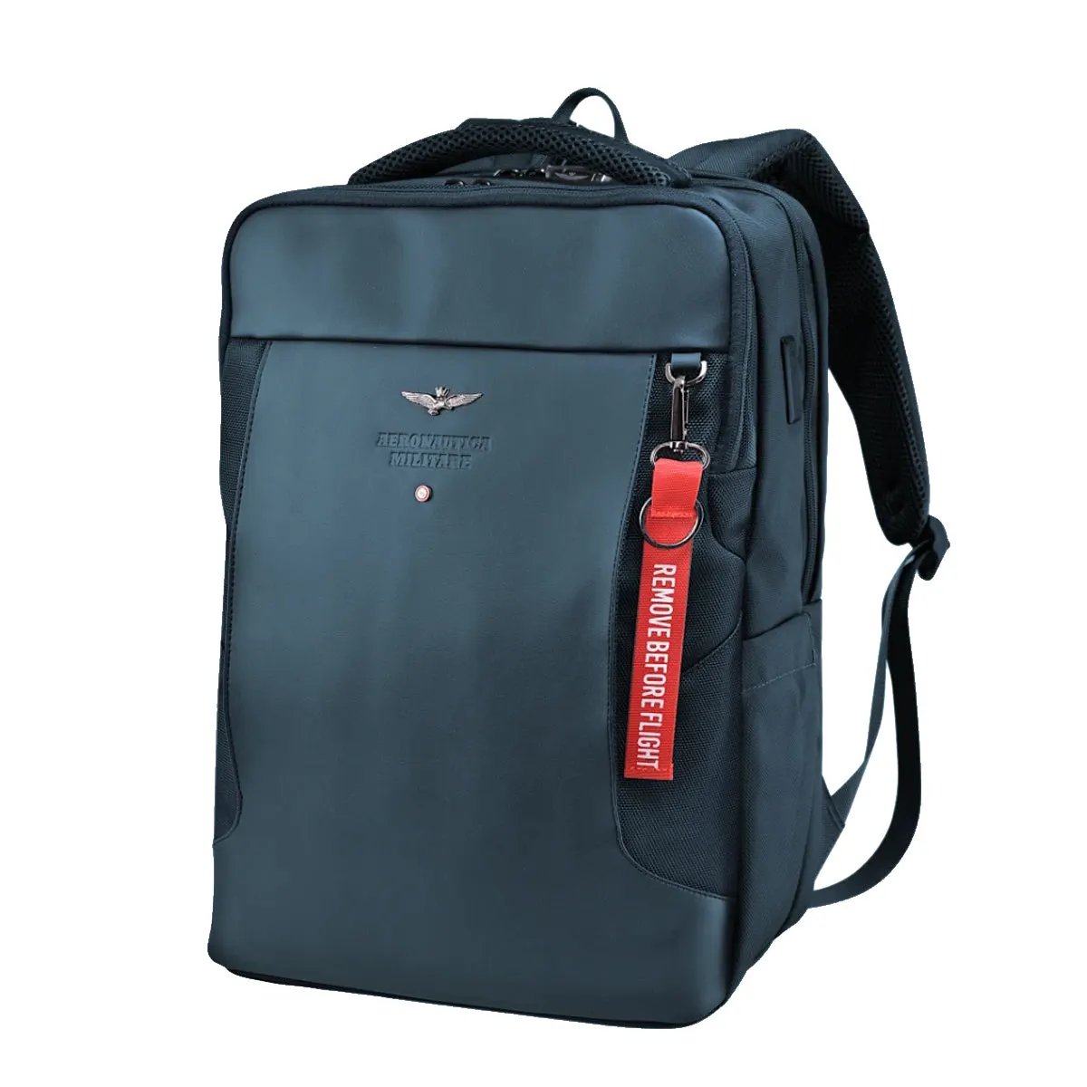 Zaino Porta PC Bolt Blue Aeronautica Militare, vista frontale