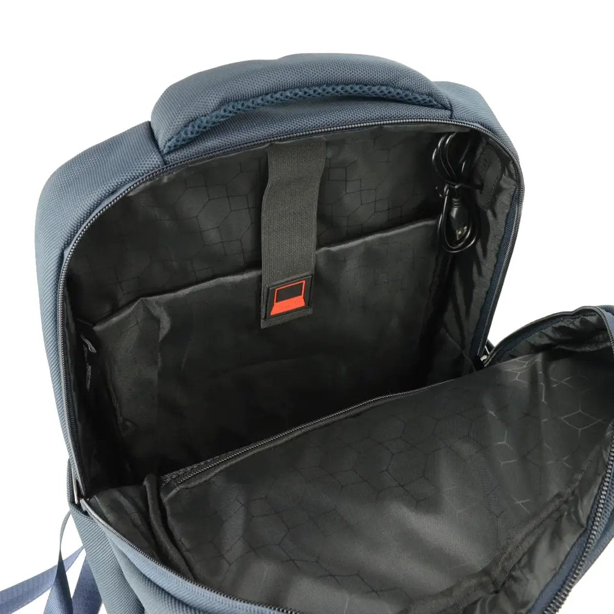 Zaino Porta PC Bolt Blue Aeronautica Militare, interno scomparto laptop