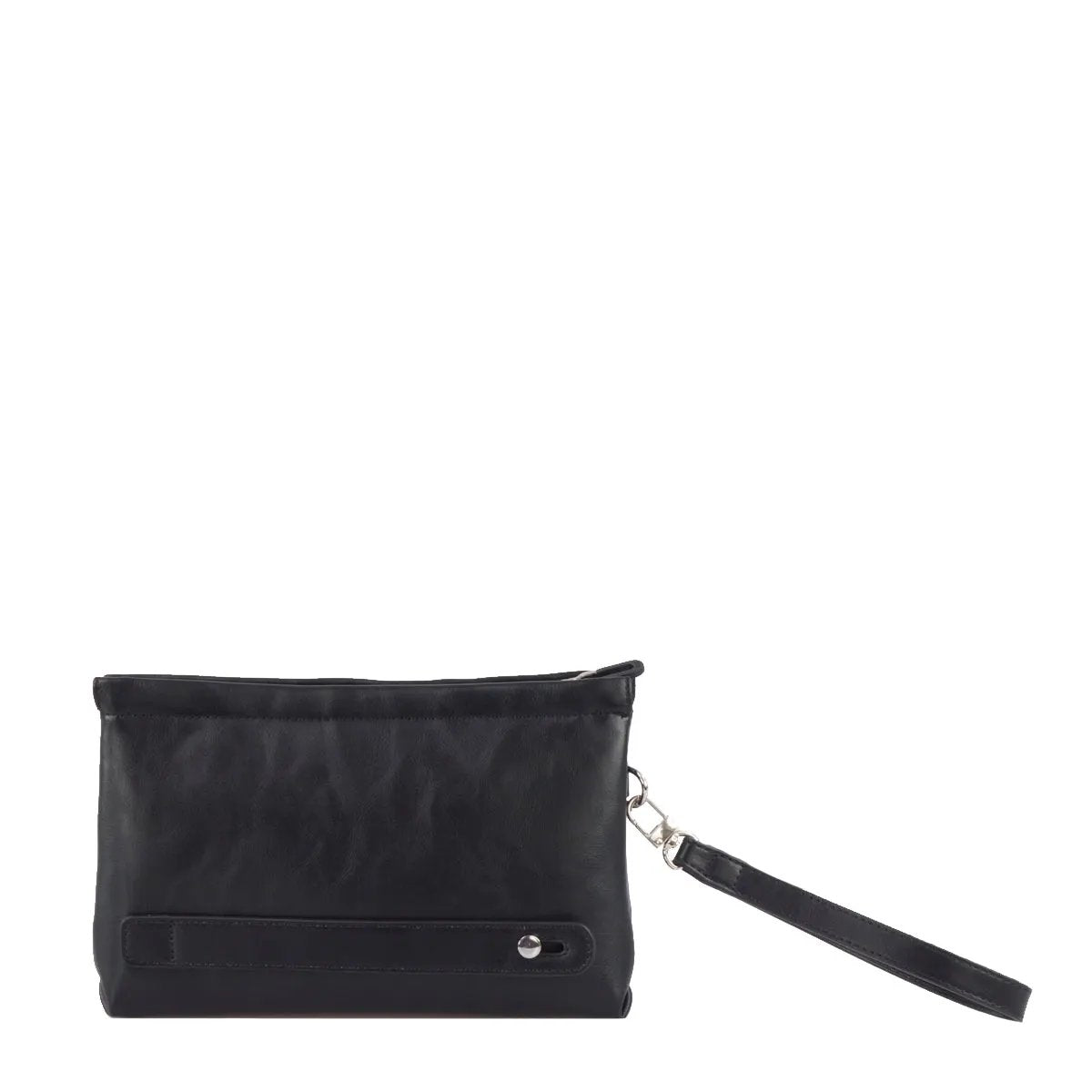 Aeronautica Militare Pochette Clutch AM560 Nero - Vista posteriore e polsiera
