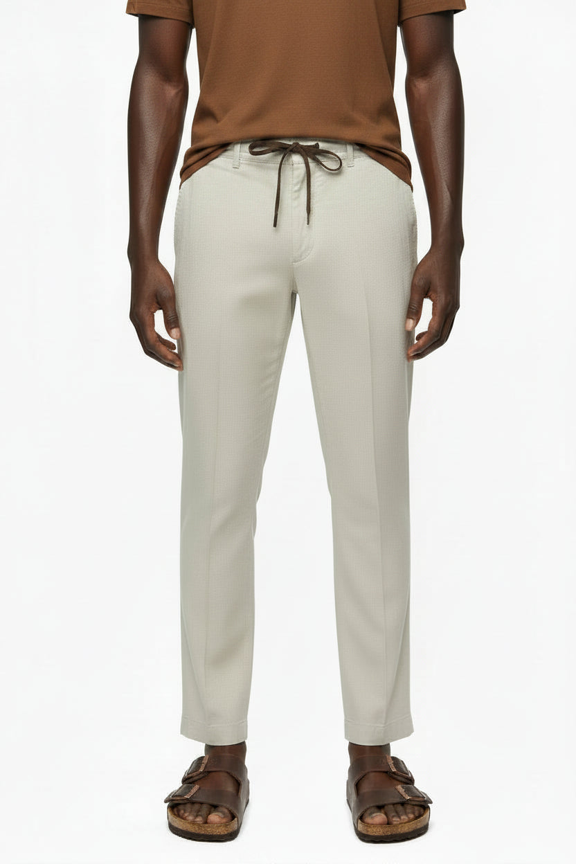 DESIGNERS01 ME2631  TROUSER PANTLACCIO CON ELASTICO