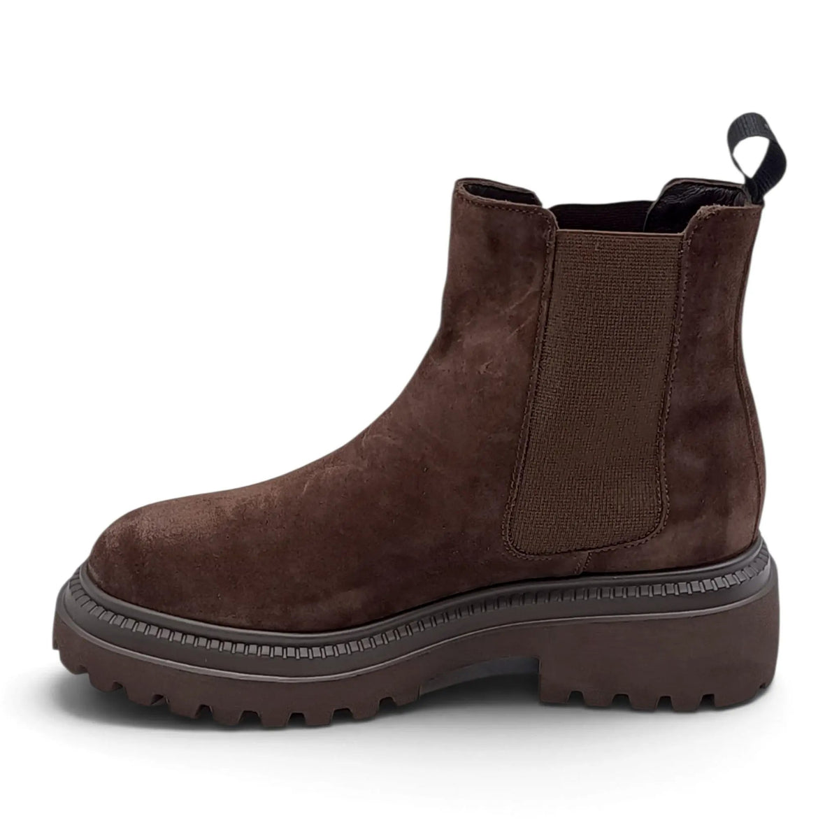 FRAU Ankle Boot A78C3 Cacao - Dettaglio tomaia ed elastico