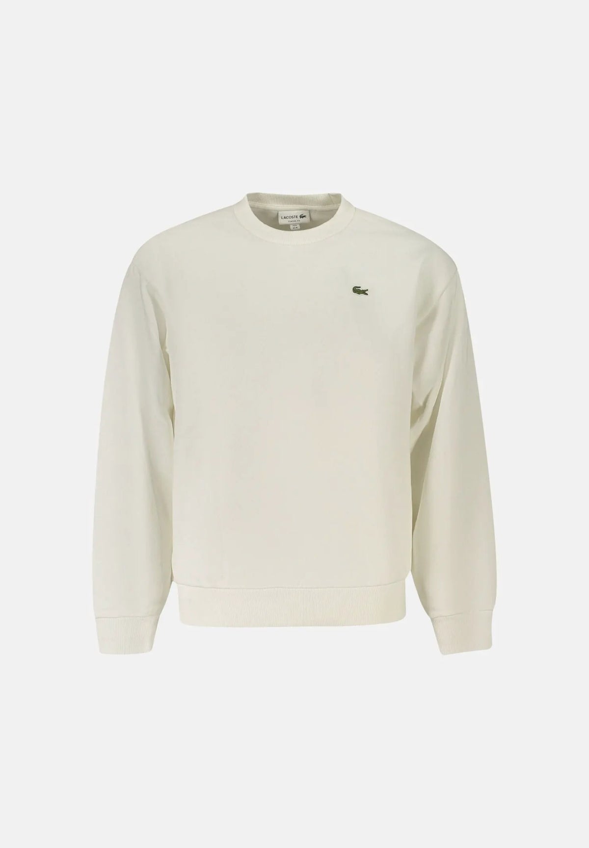 LACOSTE AH3225 XFJ PULLOVER Panna - frontale