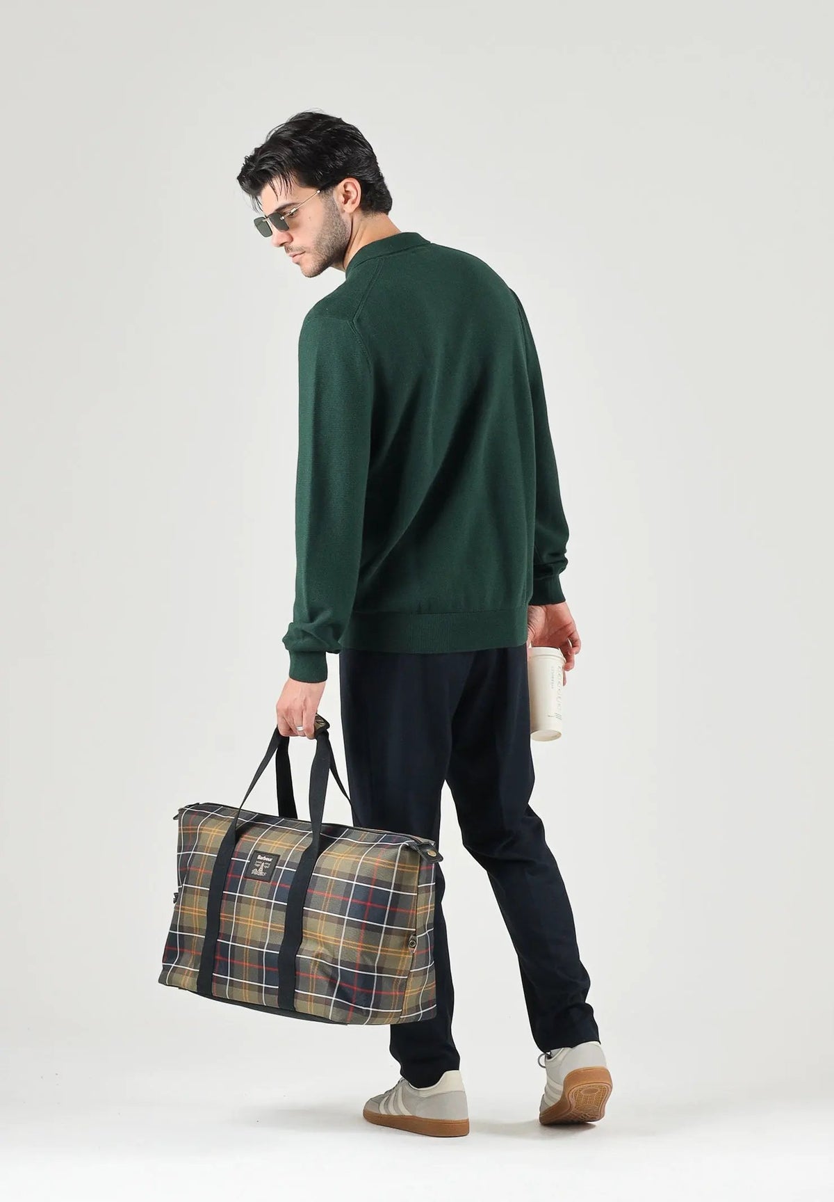 LACOSTE Polo manica lunga verde da uomo con colletto classico AH9904 YZP LACOSTE
