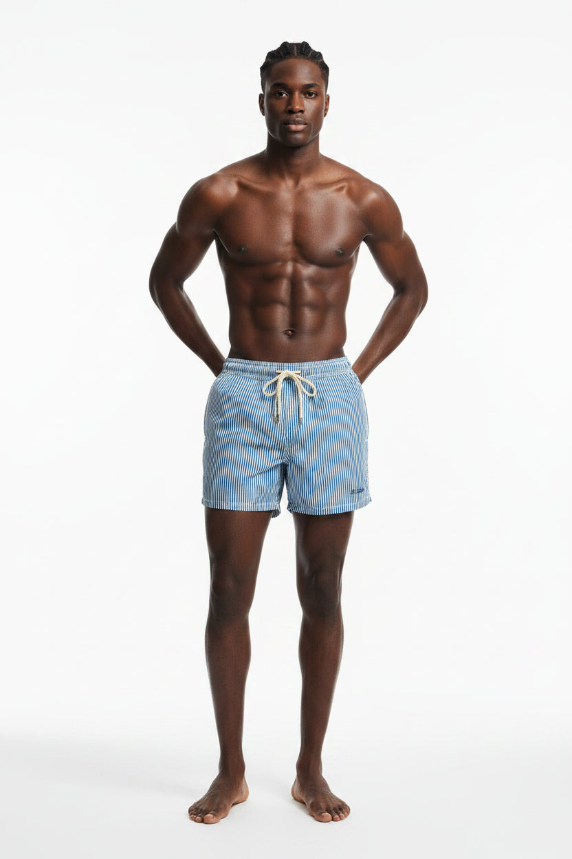 SAINT BARTH SYROS 04068L  SWIM SUIT STRIPES S NEW 61 EMB