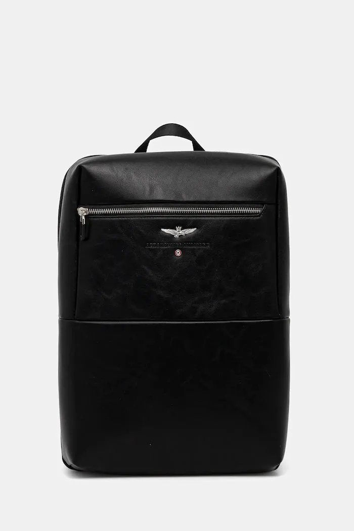 Zaino Aeronautica Militare nero AM564, vista frontale