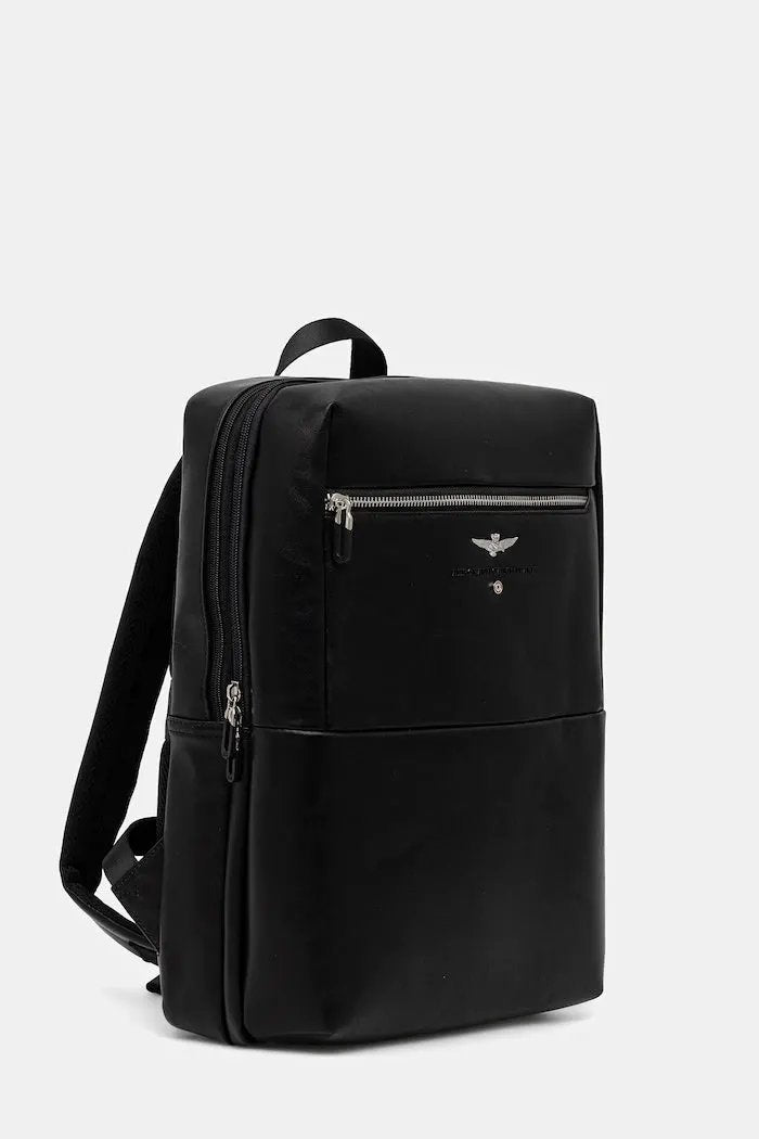 Zaino Aeronautica Militare nero AM564, vista posteriore