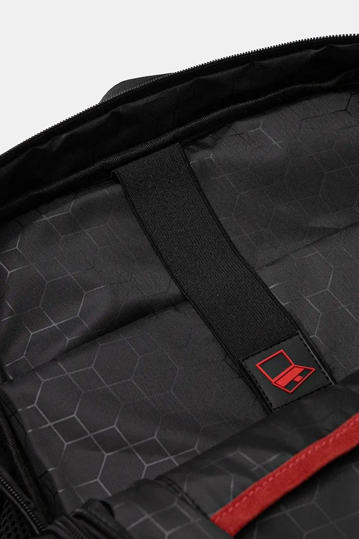 Zaino Aeronautica Militare nero AM564, dettaglio zip