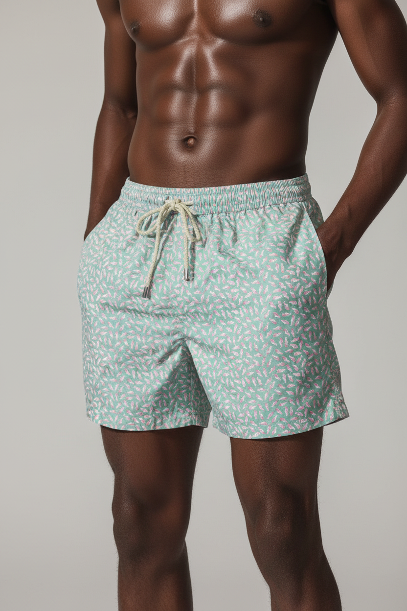 SAINT BARTH LIGHTING MICRO STRETCH  07616L  SWIM SUIT ULTRALIGHT STRETCH SWIM SHORT SEAHORSE SOFT
