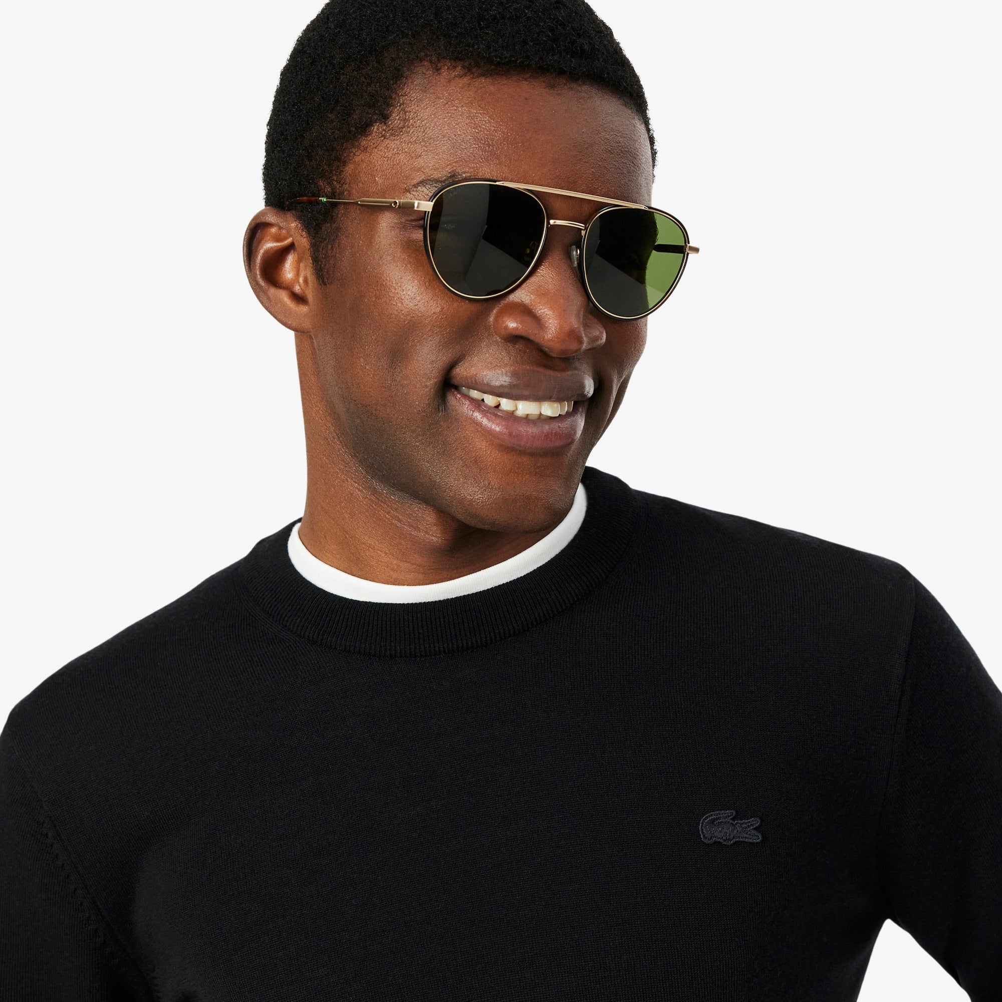 LACOSTE AH1969 031  SWEATER Maglione girocollo in lana merino