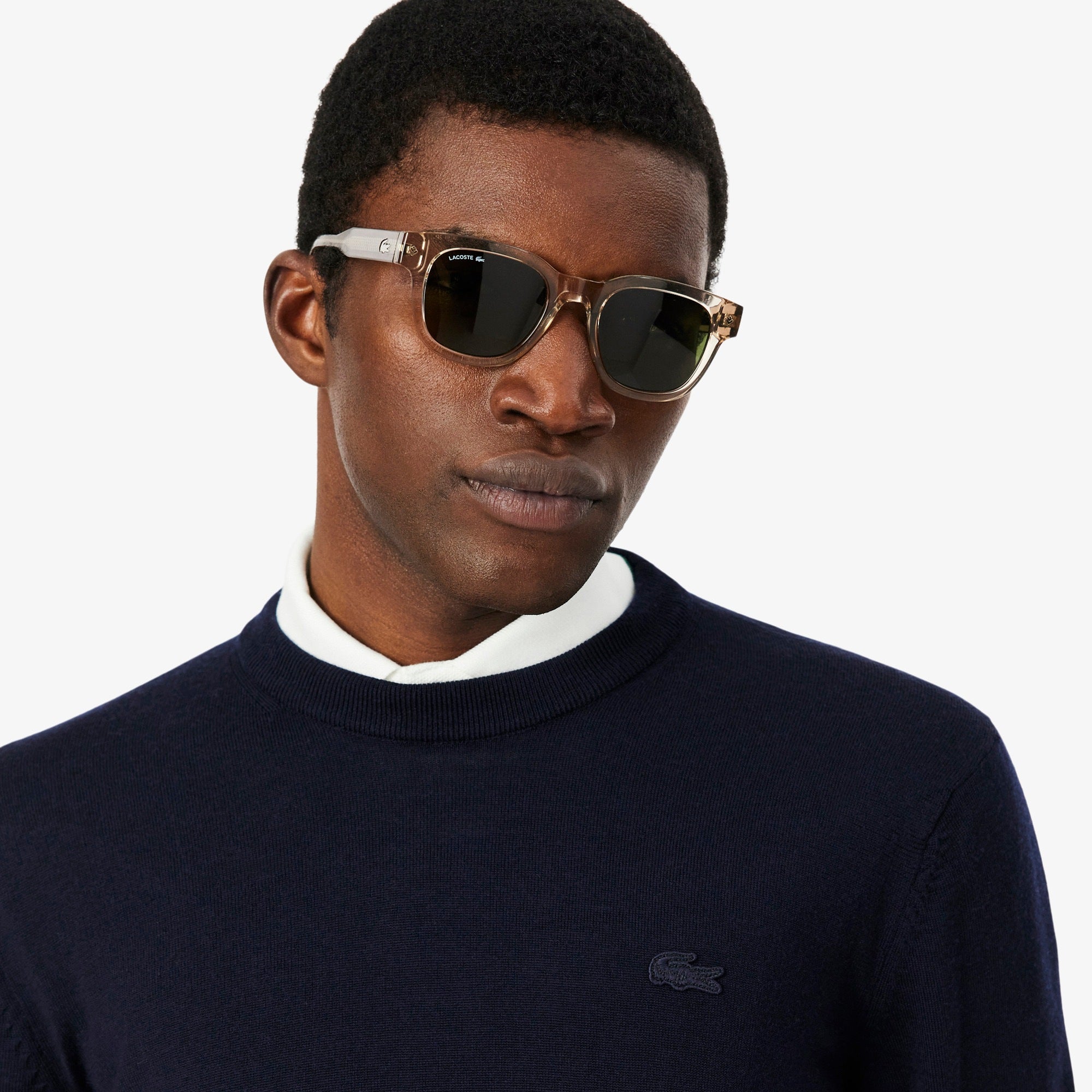 LACOSTE AH1969 166  SWEATER Maglione girocollo in lana merino