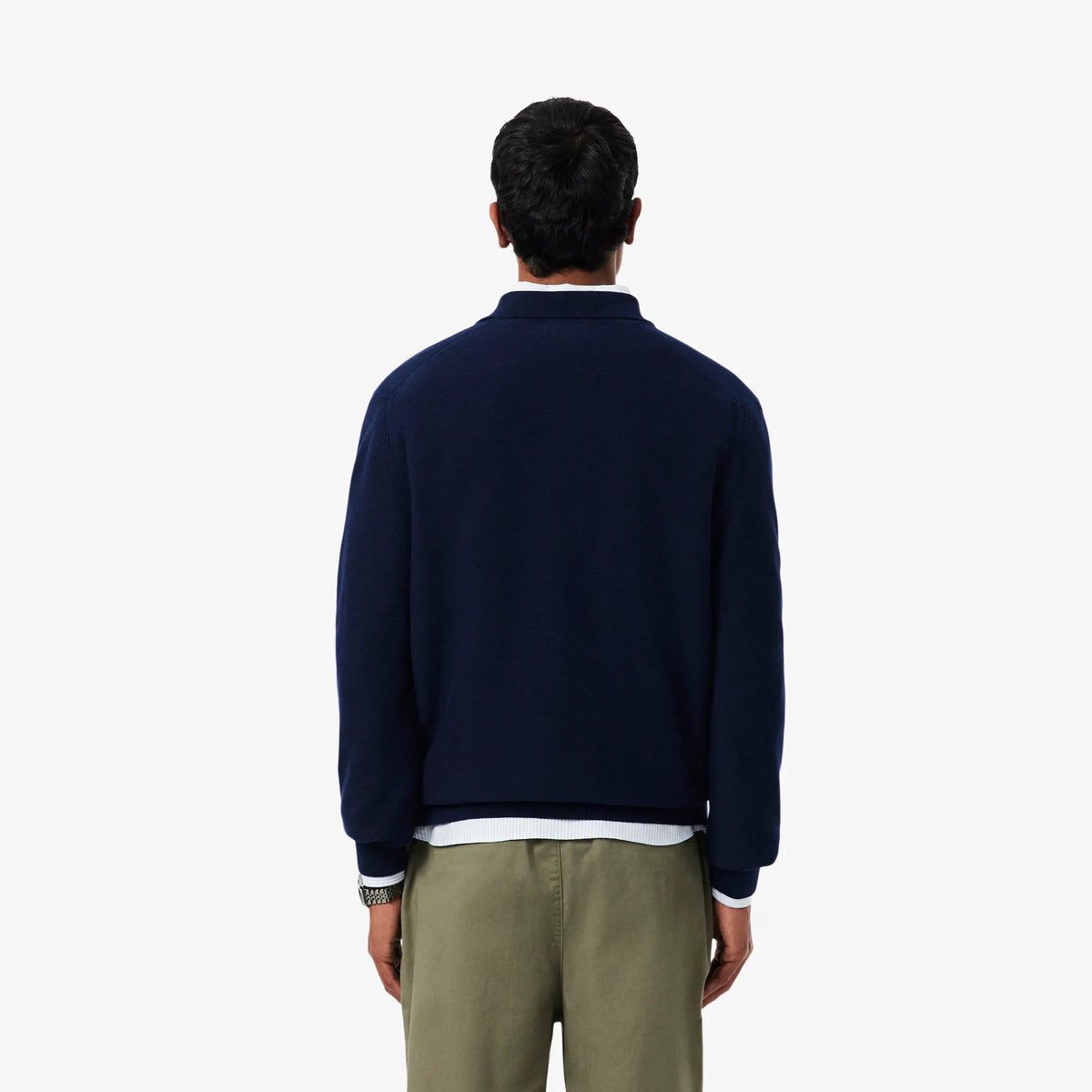 LACOSTE AH9904 166 Polo a maniche lunghe regular fit in maglia by LACOSTE