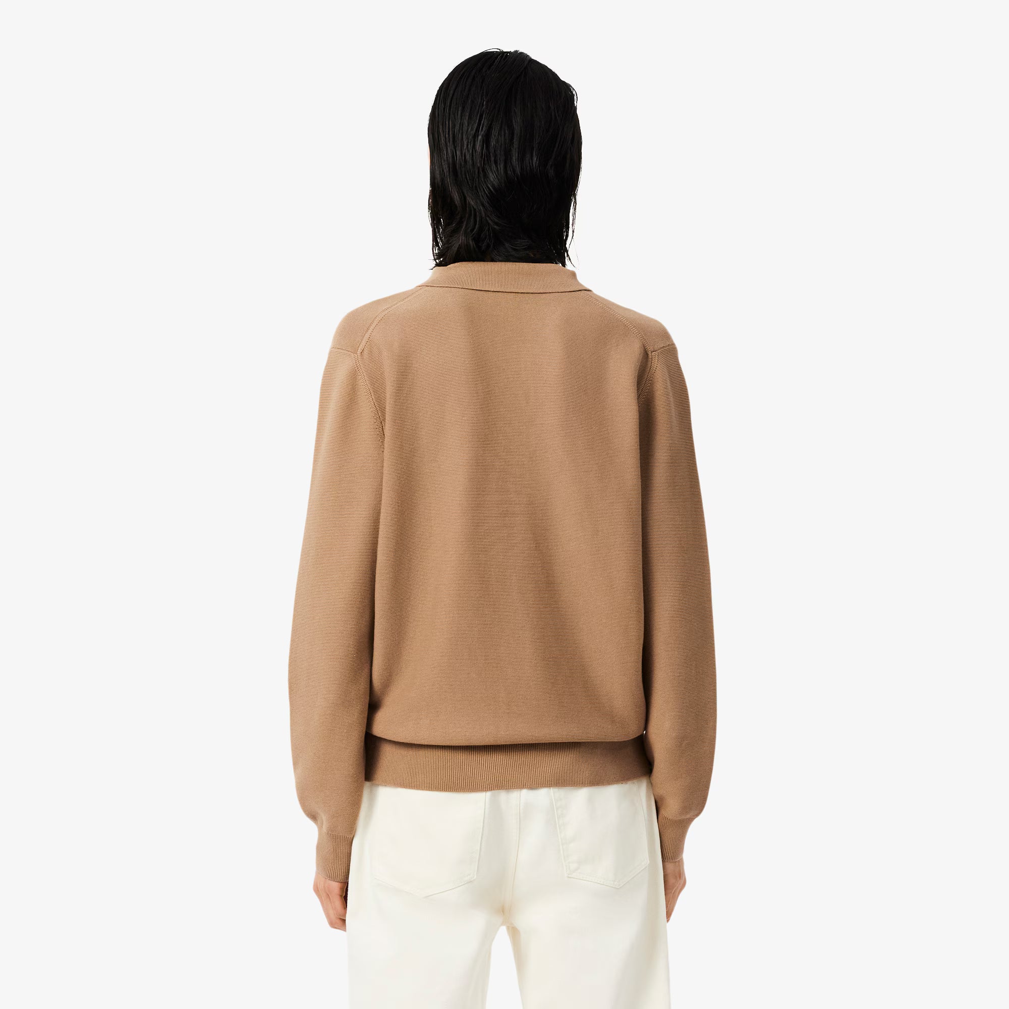 LACOSTE AH9904 SIX POLO Polo à manches longues coupe classique en maille