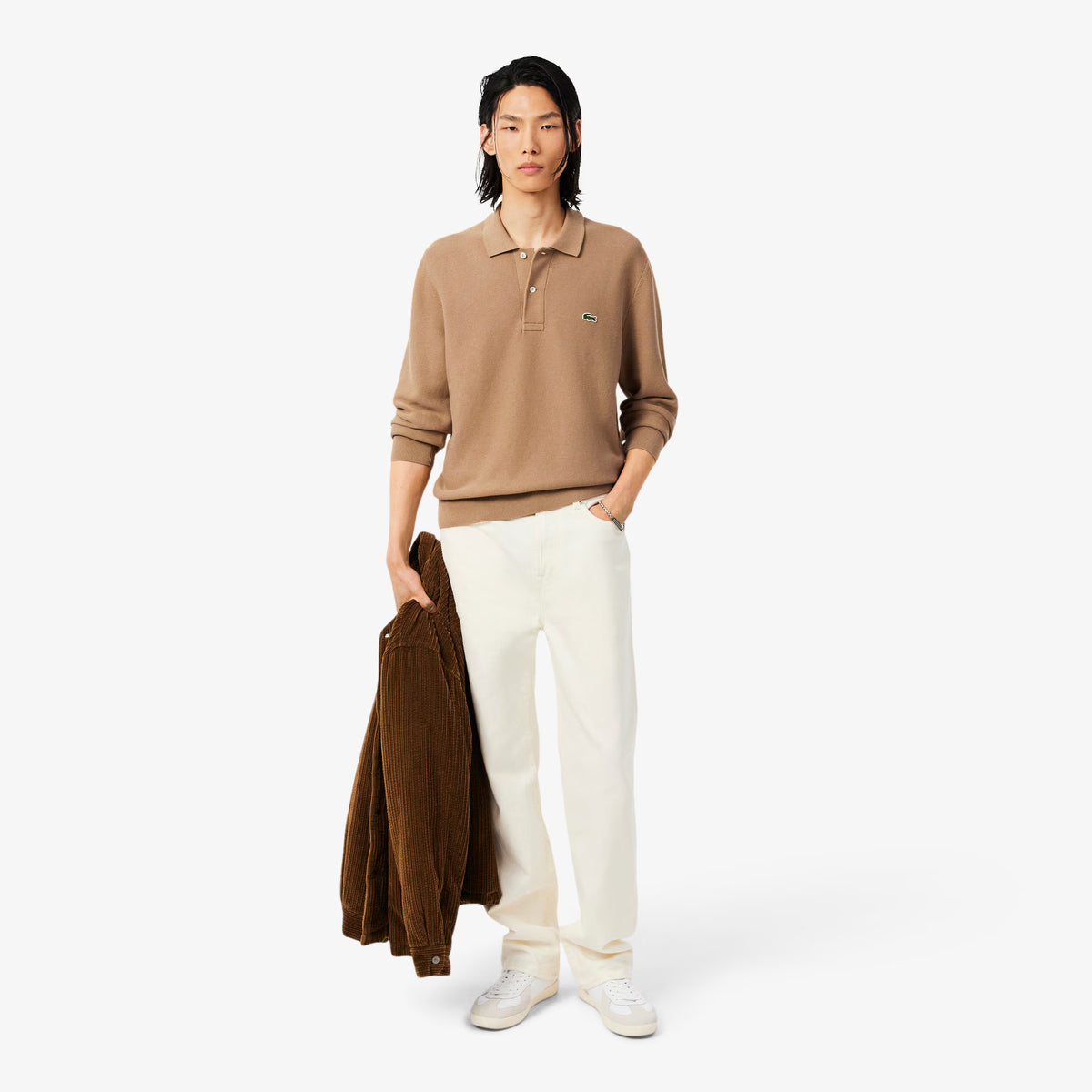 LACOSTE AH9904 SIX  POLO Polo a maniche lunghe regular fit in maglia