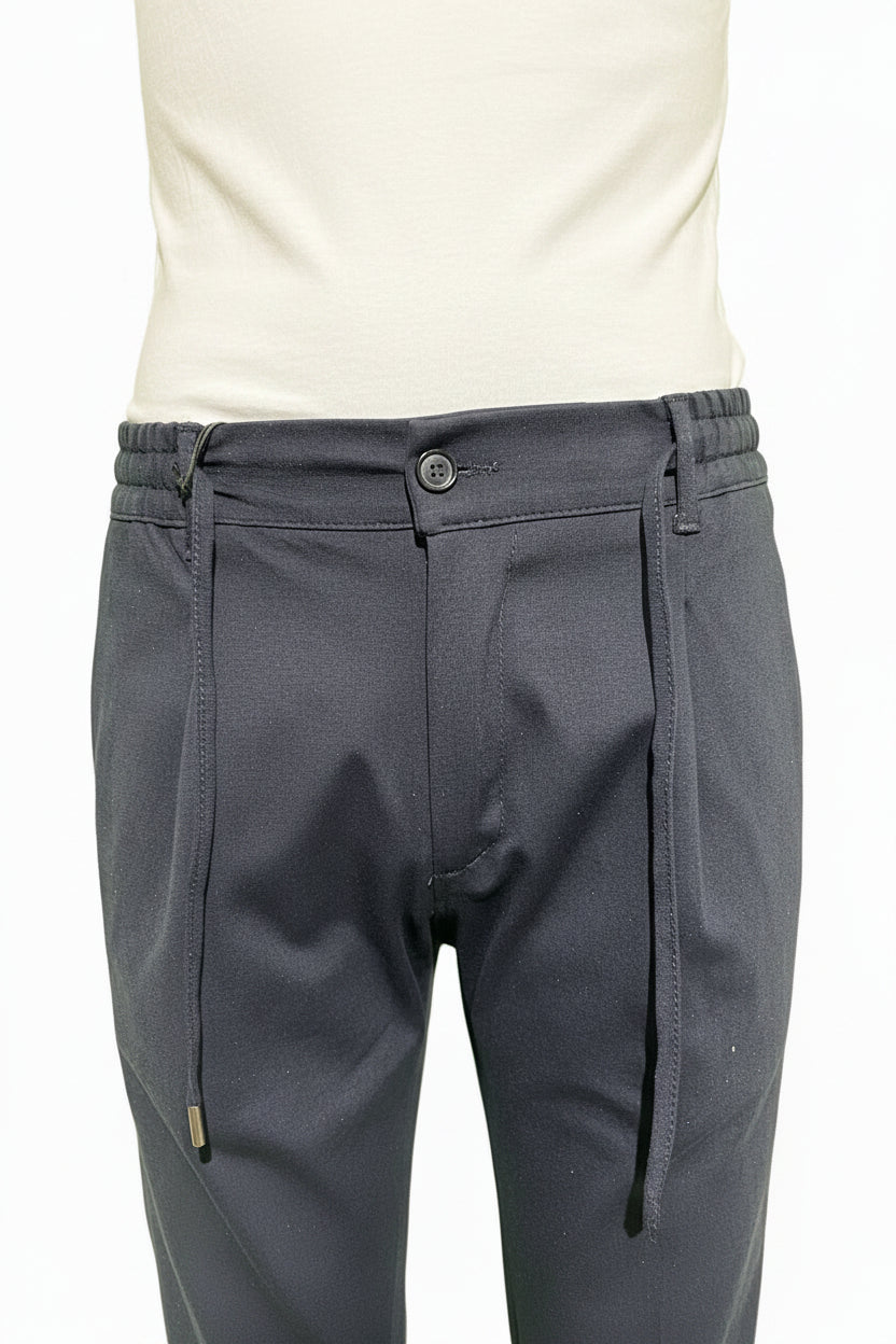 DESIGNERS01 MES2695  TROUSER PANTLACCIO PINCES . MILANO JERSEY