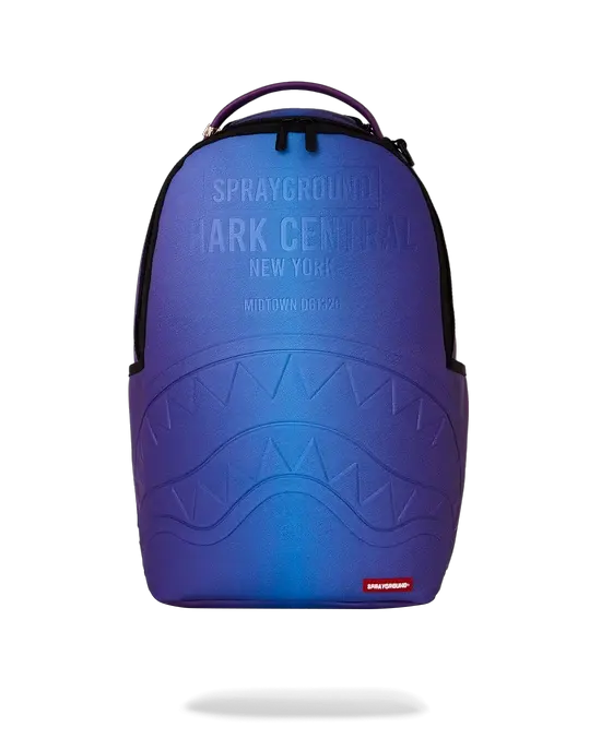 SPRAYGROUND B9627 BACKPACK SHARK CENTRAL EMBOSSED DUSK NYLON by SPRAYGROUND