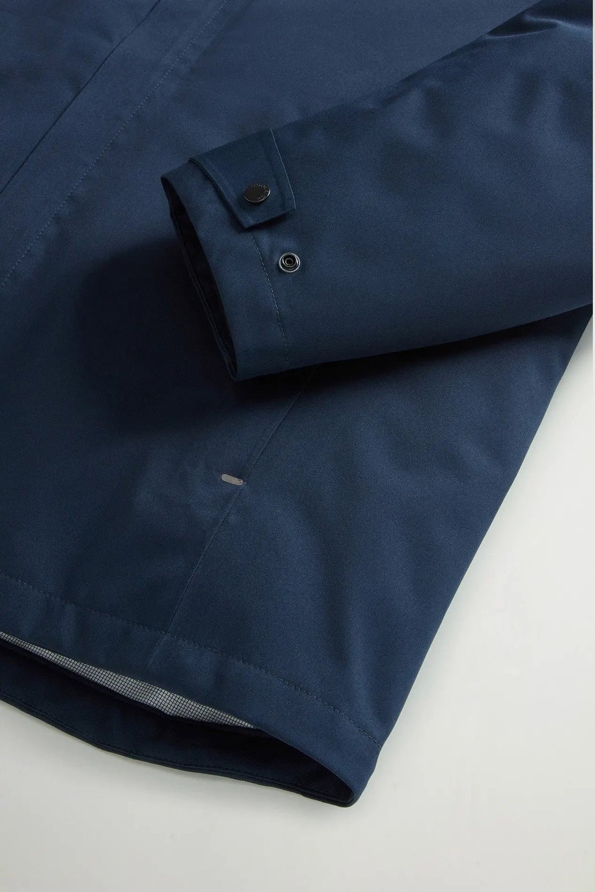 Giacca Woolrich Crestmont 3 in 1 Melton Blue - Giacca interna reversibile indossata