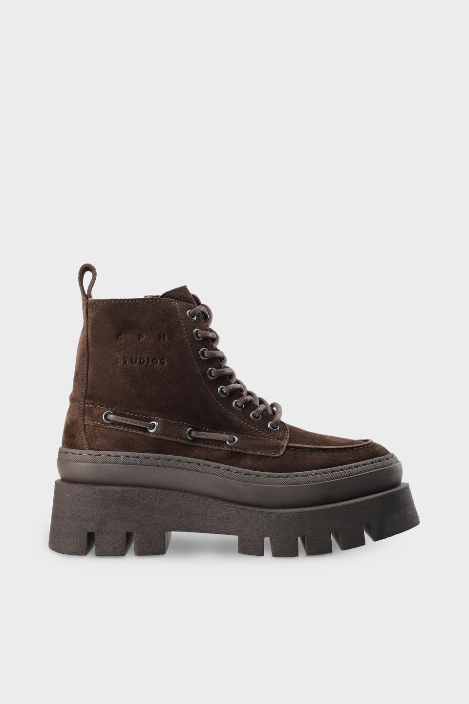 COPENHAGEN CPH697 SUEDE BOOT NABUC CHOCOLATE