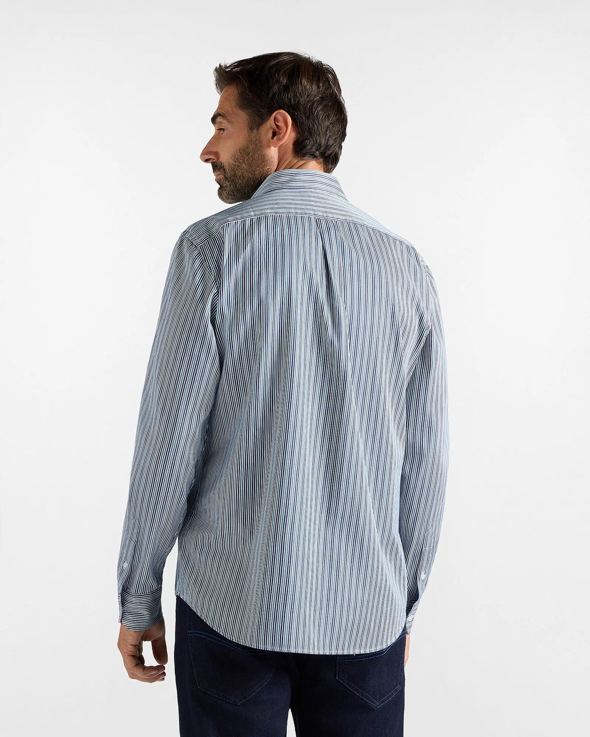 Camicia uomo Harmont & Blaine CRR011013952M verde bottiglia - Vista posteriore