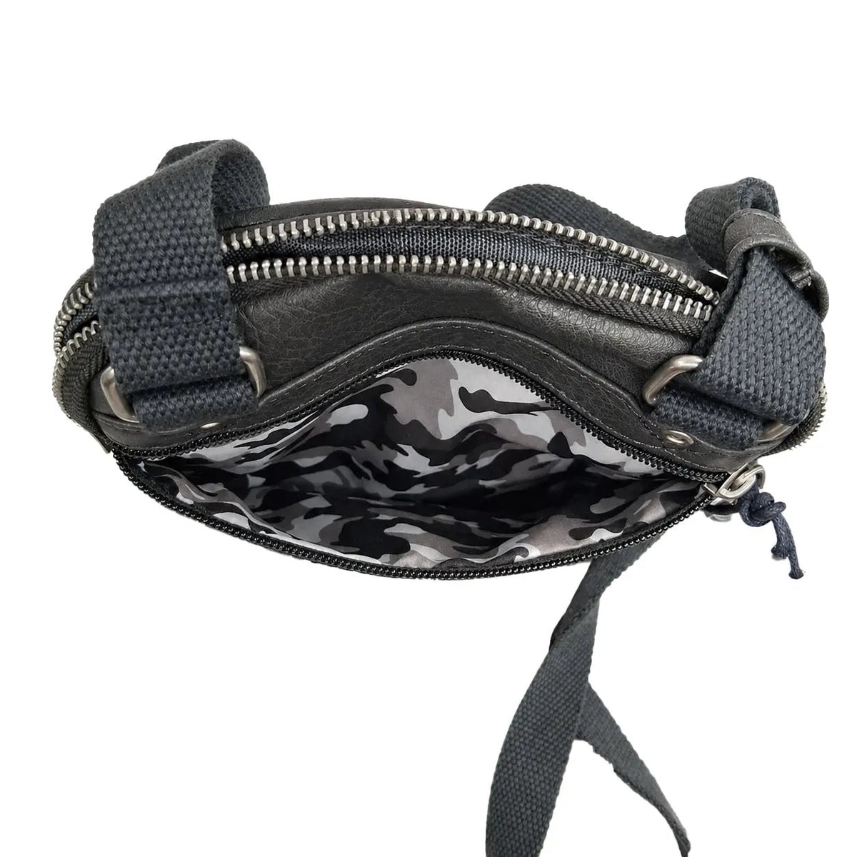 Borsa a tracolla Aeronautica Militare AM471 Pilot Testa di Moro con scomparto interno