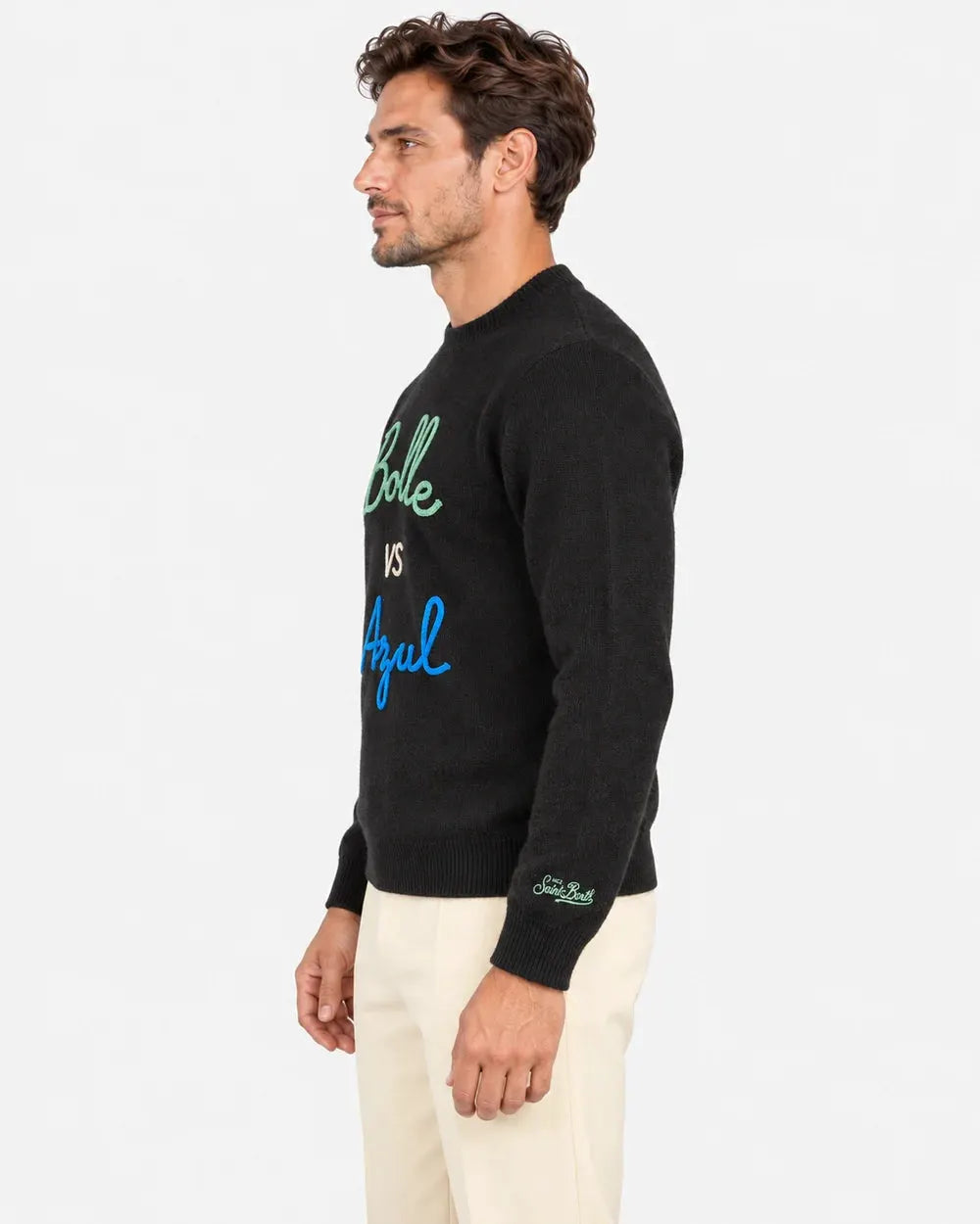 SAINT BARTH HER0001 / 00507M KNIT BOLLE VS AZUL 00 EMB by SAINT BARTH