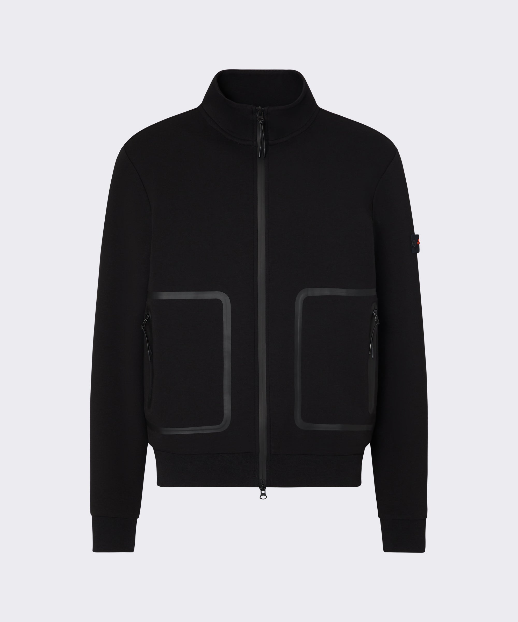 Maglione sportivo PEUTEREY PEU5802 NER per uomo, in tessuto morbido con logo sul petto, colore nero.