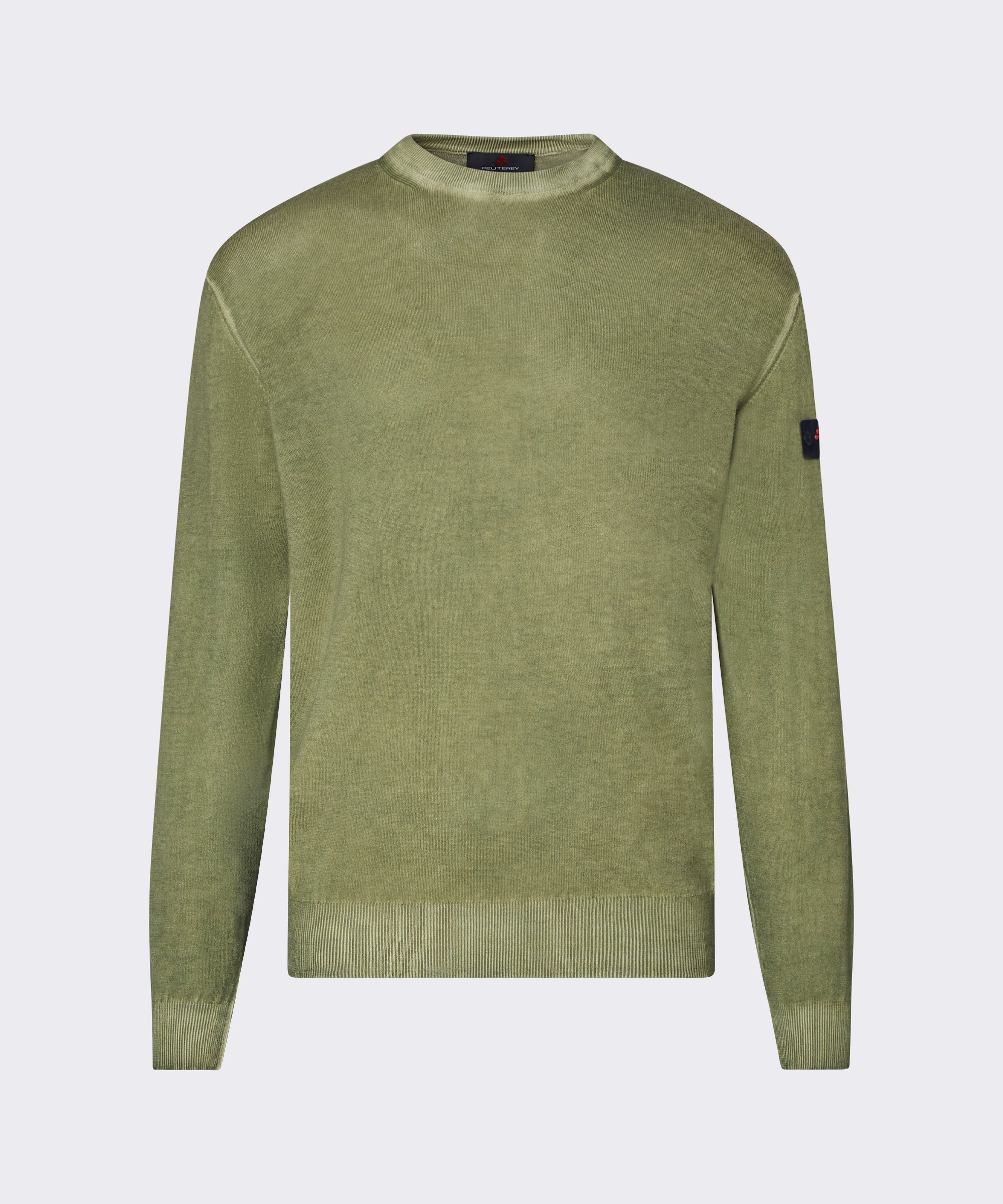 Maglione PEUTEREY PEU5841 471 KNIT RACE FRS 02, dettaglio del tessuto e del design in tessuto a maglia colorato.