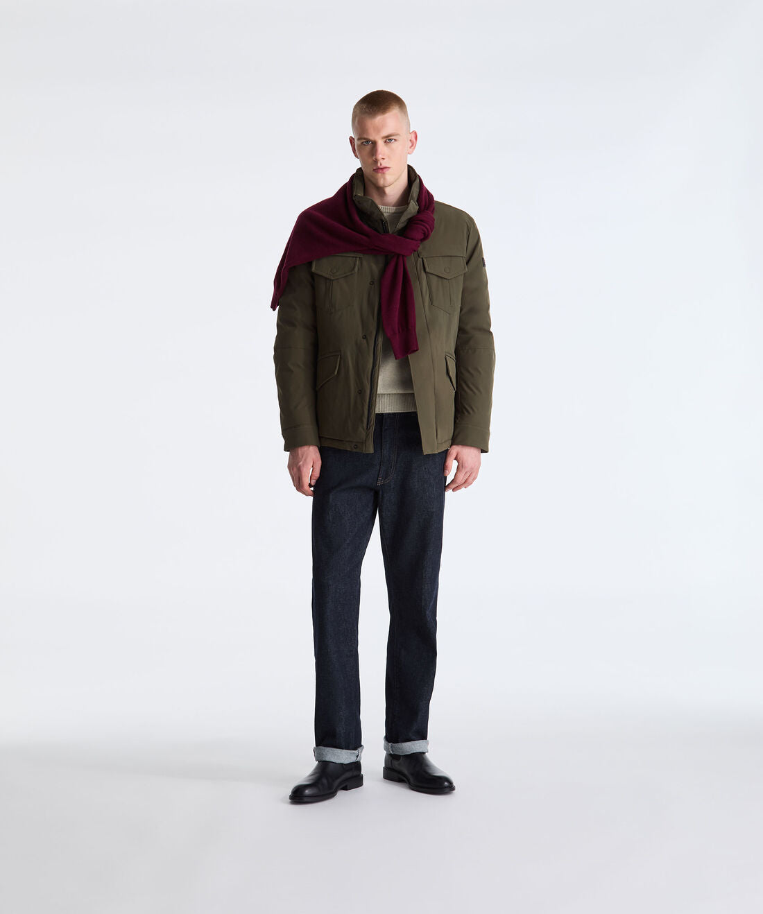 PEUTEREY PEU5982 689 JACKET STRIPES SRTR GRS 04