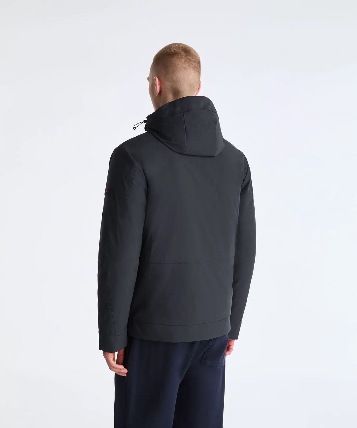 Giacca Blouson Peuterey Loge Srtr Grs 02 Blu PEU5995 - Dettaglio zip e cappuccio