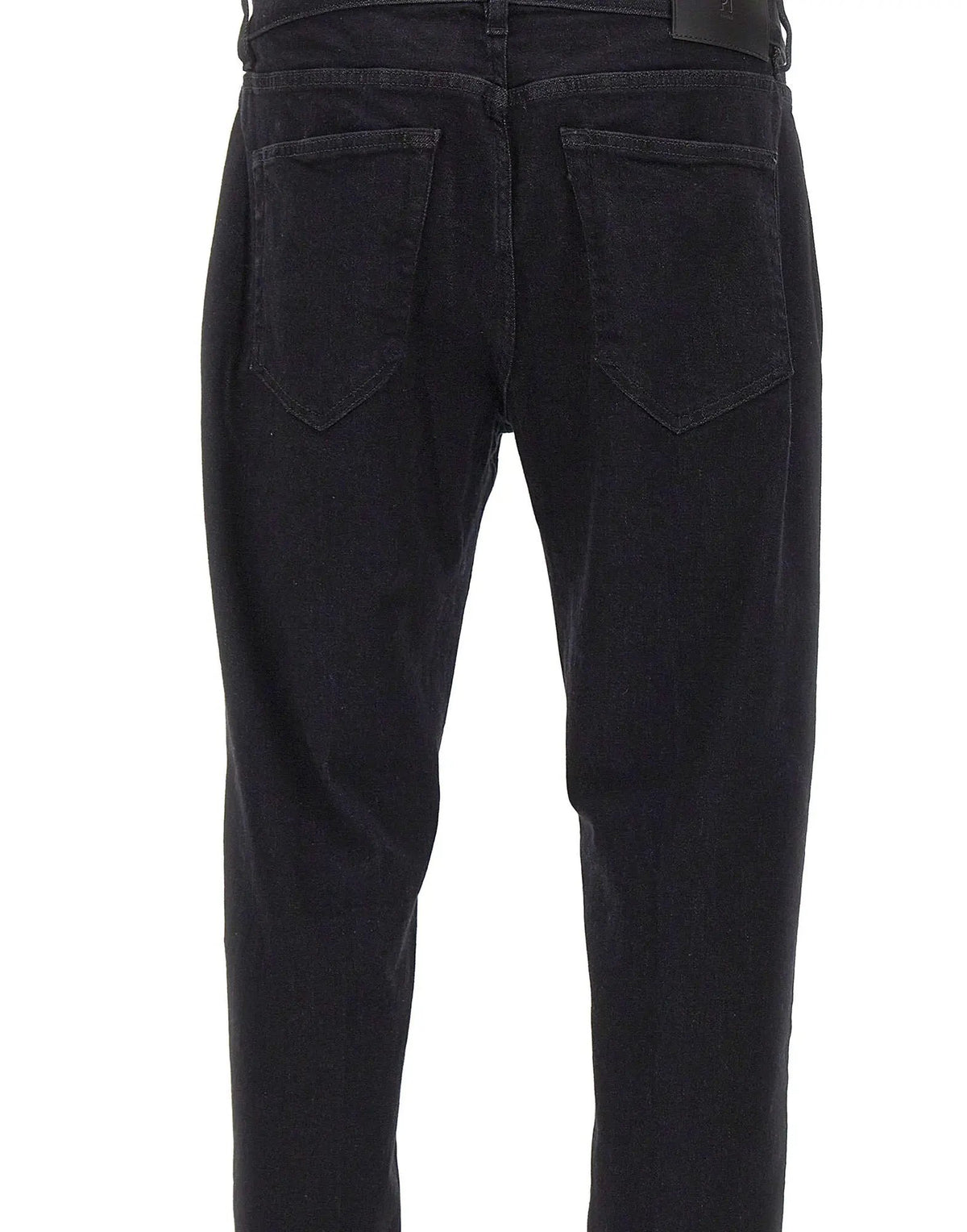Jeans PT Torino Indie Nero C5-ZP01Z0 CA4710 DK98 - Dettaglio fondo e tessuto denim stretch