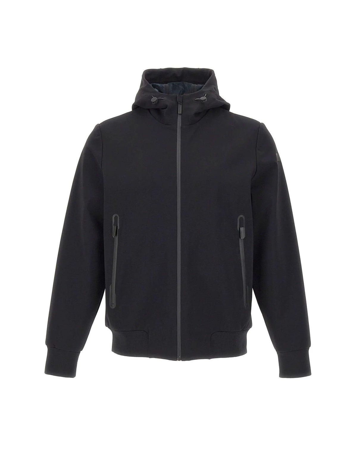 RRD W26044 10 Surflex Winter Thermo Hood Zip Black - Vista Frontale