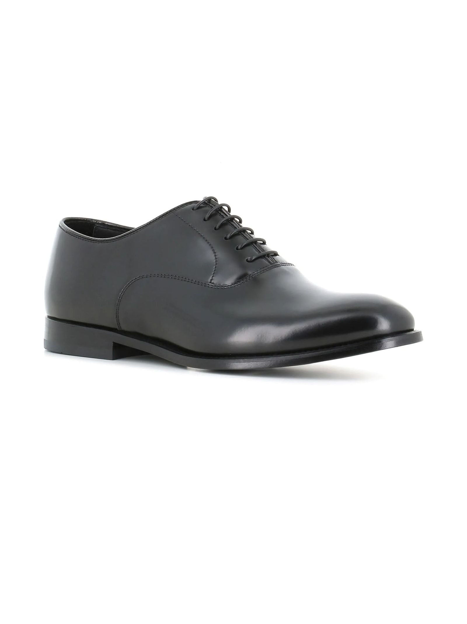 DOUCAL'S DU2630YORKUF269NN00 LACED SHOE OXFORD SPAZZOLATO NERO