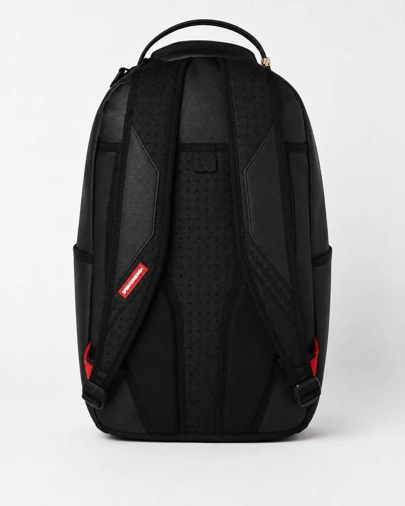 SPRAYGROUND B9629  BACKPACK SHARK CENTRAL BLACK EMBROIDERED SHARK