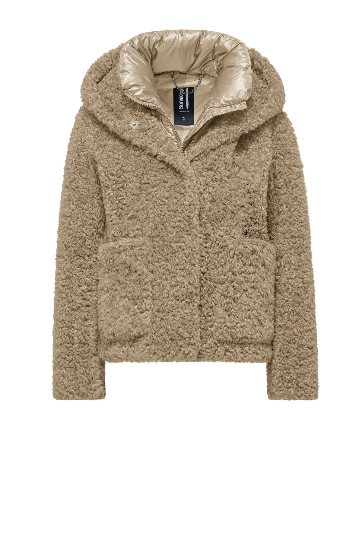 BOMBOOGIE GW9191TSFC6 180 St. Moritz Overcoat - Vista frontale Sandshell