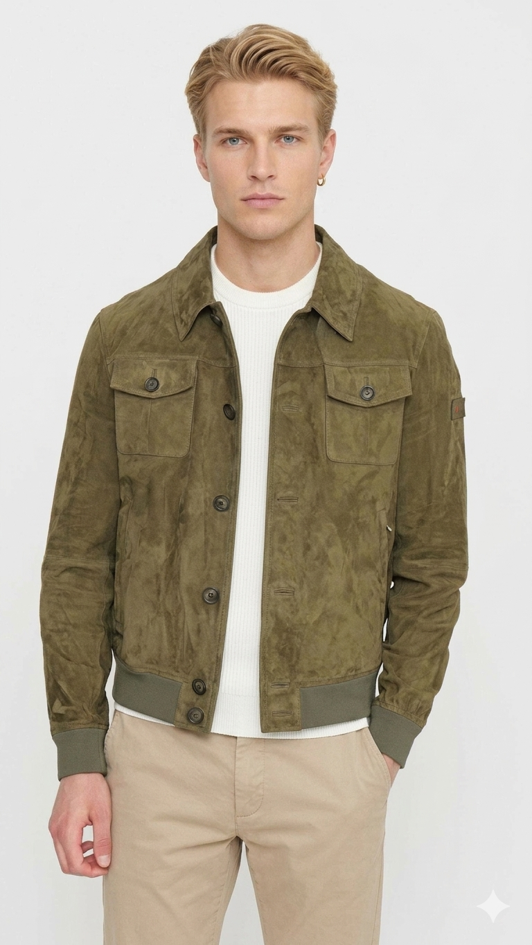 PEUTEREY DESTINY SUEDE PEU5744 471  BLOUSON JACKET BOMBER SUEDE