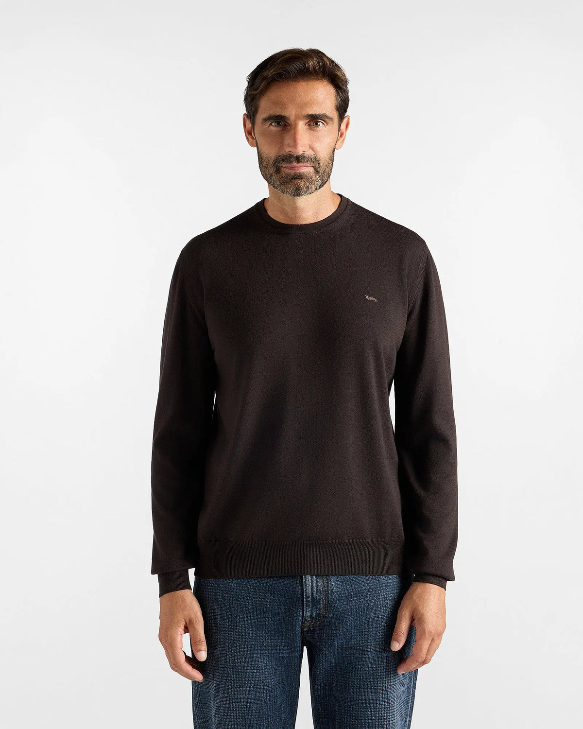 Maglione Paricollo Merino Harmont & Blaine Bacca - Fronte