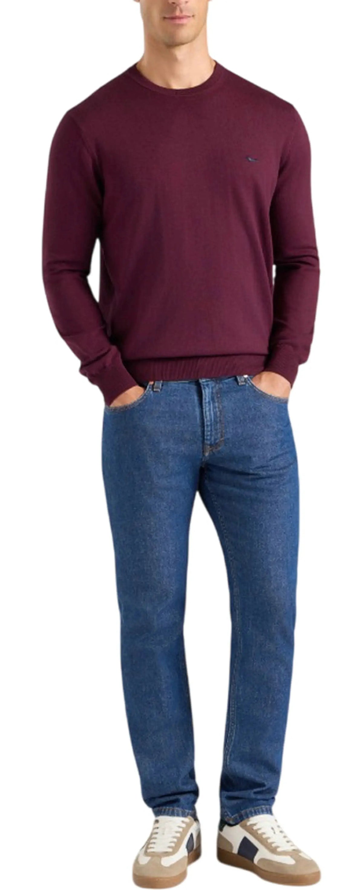 Harmont & Blaine Pullover Uomo HRR012030788 Indian Rose - Fronte